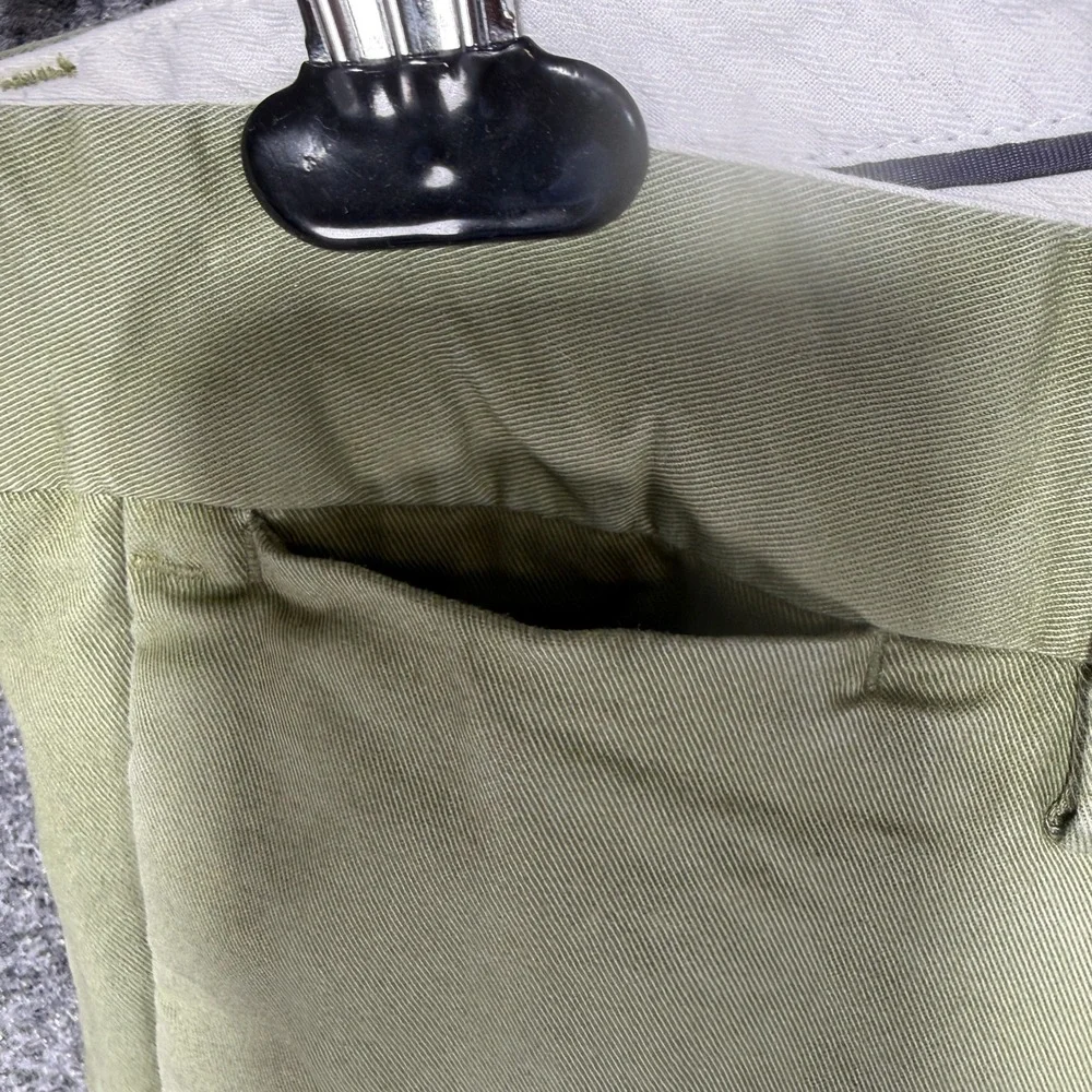 Polo Ralph Lauren Stretch Slim Fit Chino Pants Mens 36x32 Green Cotton Blend